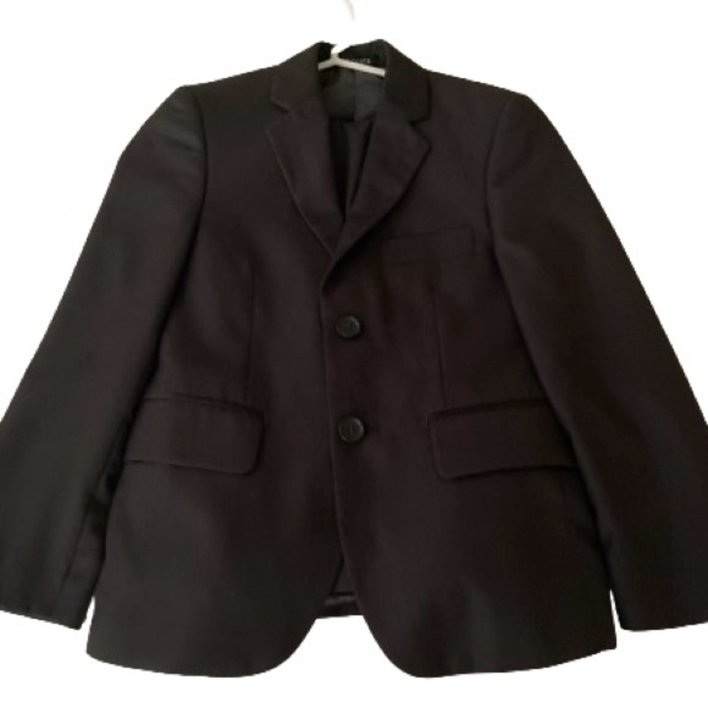 Kids Black suit jacket and pants